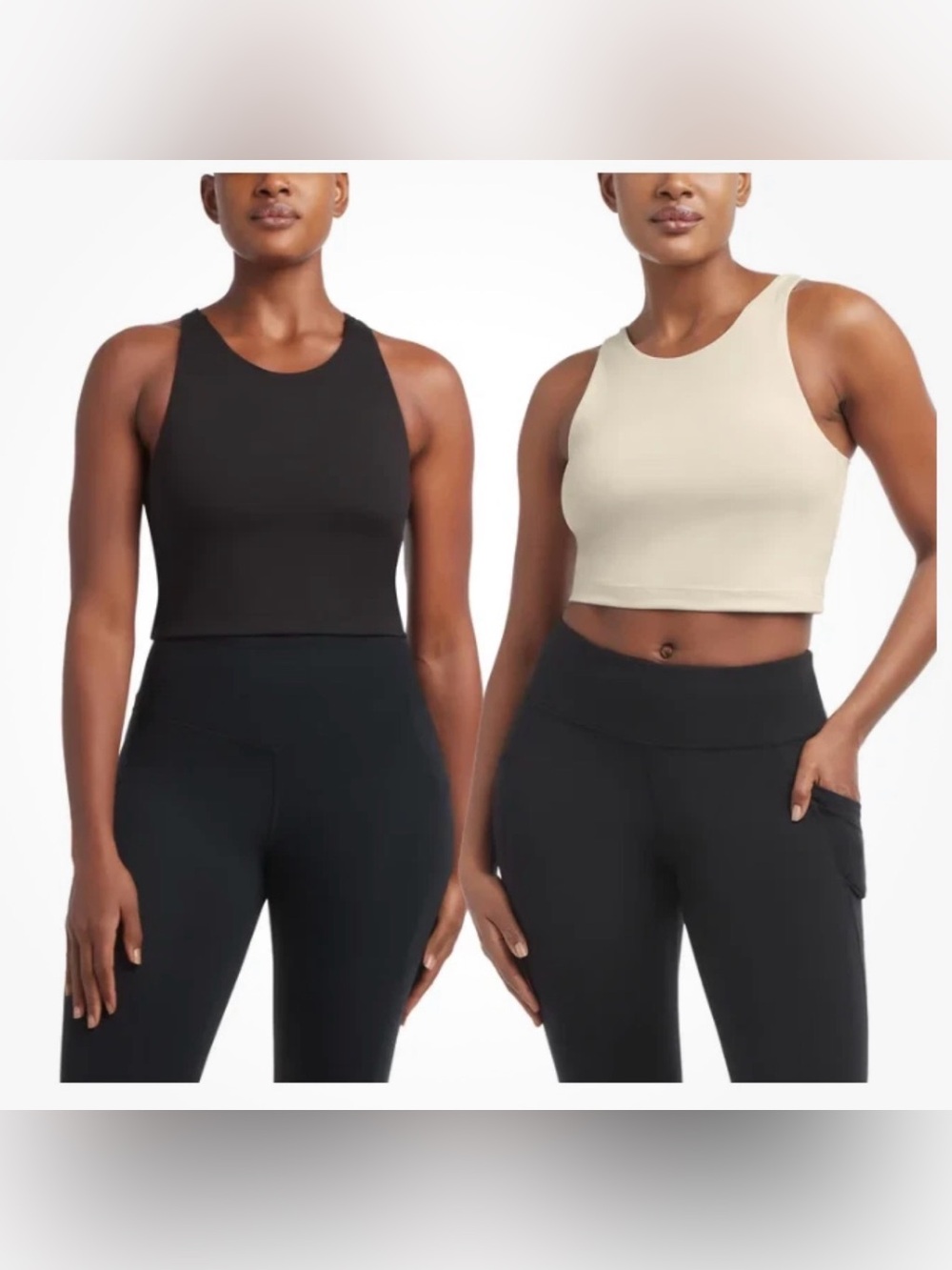 Danskin Women's Studio Bra 2-Pack - Black & White